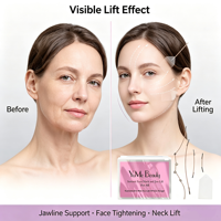 Patch de Maquillage Anti-Âge Instantané OEM en Gros pour le Lifting du Visage, Outil de Beauté Raffermissant et Amincissant la Peau, Anti-Rides