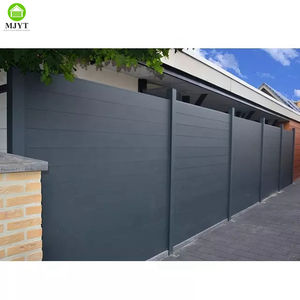 Cobertizos de patio trasero antigrumos de alta seguridad, paredes de valla, modelado de jardín <span class=keywords><strong>con</strong></span> revestimiento decorativo 3D, cercado de riel de poste exterior - Product Image 2