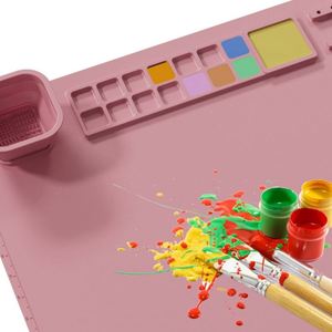 USSE Tapis d'artisanat en silicone personnalisé Tapis d'art en silicone avec tasse Tapis de peinture en silicone artisanal - Product Image 2