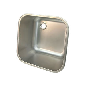 VICTORY KITCHEN Évier de cuisine carré en acier inoxydable fait à la main en acier inoxydable bassin en acier inoxydable pour fournitures d'hôtel et de restaurant - Product Image 5