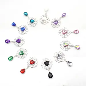 Diamantes de imitación AB con hebilla de cristal, accesorio para tocado, ropa