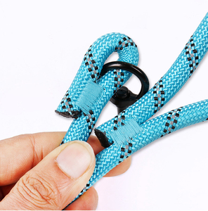 Conjunto <span class=keywords><strong>de</strong></span> Correa y Collar para perro, correa para el pecho para caminar al aire libre, fuerte y duradero, venta al por mayor - Product Image 4