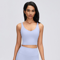 Soutien-gorge de sport haute intensité pour femme, avec bretelles larges, absorption des chocs, séchage rapide, extensible dans quatre directions, idéal pour le fitness