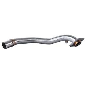 Tubo di Scarico Anteriore in Acciaio Inox Argento per <span class=keywords><strong>SYM</strong></span> <span class=keywords><strong>Joymax</strong></span> Z300 GTS300i Nine Sister 300 Scooter - Product Image 4