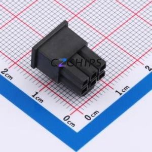 ZX-MX3.0-2-3P-HGJK Housing (Wire-to-Board / Wire-to-Wire) P=3mm Connector 2x3P 3mm Micro-Fit (MX 3.0) 3mm - Product Image 2