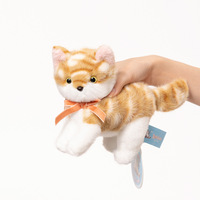 Peluche chat de simulation mignon, jouet en peluche chaton doux, poupée en coton PP, animaux en peluche, cadeau d'anniversaire pour enfants, vente en gros