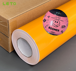 لفافة فينيل لاصقة ذاتية اللصق دائمة وقابلة للإزالة لامعة من مادة PVC للقطع بالبلوتر، ملصق ملون لسطح السيارة مقاوم للأشعة فوق البنفسجية - Product Image 2