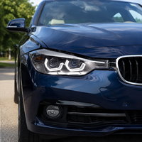 Ensemble de phares LED BK pour BMW X1 2011-2015, avec feux de jour Angel Eye, projecteur, clignotants séquentiels, Plug and Play