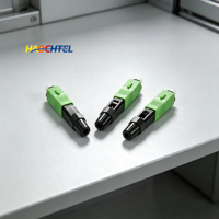Conector SC APC para Aplicaciones de Cable de Fibra Óptica, Conector Rápido de Fibra Óptica