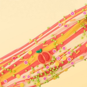 New Fruit Series Portable Strawberry Crystal Mud Gum <b>Slime</b> Toys Non-Toxic Educational Bouncing for Ages 3+ - Product Image 5