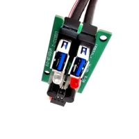 Câble de panneau frontal avec interrupteur d'alimentation LED USB3.0 pour boîtier d'ordinateur tout-en-un de l'usine Maoye