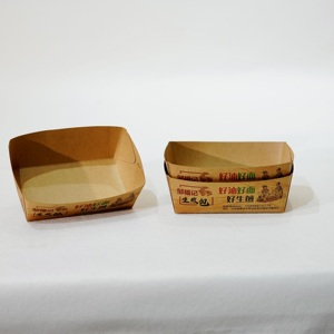 Conteneur pliable en carton recyclable personnalisé pour la livraison de nourriture croustillante (ventre de porc) - Vente en gros - Product Image 2