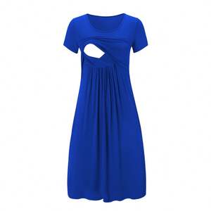 2020 en gros Personnalisé Nouvelle arrivée D'allaitement Maternité <span class=keywords><strong>Vêtements</strong></span> D'allaitement Enceinte Allaitement Robe Premama Porter Des <span class=keywords><strong>Vêtements</strong></span> - Product Image 6