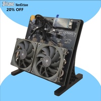 Bitaxe NerdOCTaxe 솔로 비트코인 ​​광부 9.6T 160W 무소음 가정용 BTC 복권 채굴기