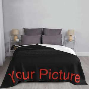 Your Picture <strong>Blanket</strong> Cover Coral Fleece Plush Customized DIY <strong>Print</strong> on Demand Dropshipping Warm Throw <strong>Blankets</strong> - Product Image 3