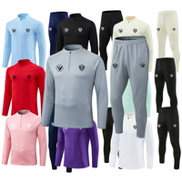 Camiseta de Fútbol Personalizada para Hombre, Transpirable, de Secado Rápido, con Cierre de 1/4, Camiseta Deportiva con Transferencia Térmica, Trajes Deportivos de Fútbol, Camisetas para Otros Deportes