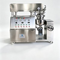 Mélangeur cosmétique sous vide 50L-500L, homogénéisateur émulsifiant à cisaillement élevé avec chauffage, cuve de mélange pour onguents, gels et shampoings