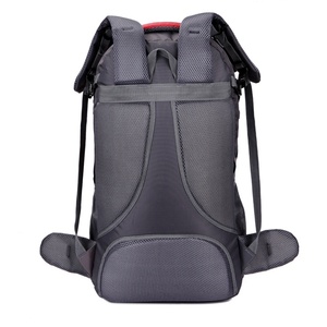 60L Capacity Waterproof Zipper Closure Polyester <b>Backpack</b> for Outdoor Sports Travel Mountaineering School Use Fashion - Product Image 4