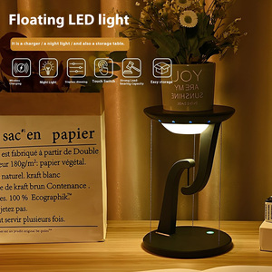 Hiện Đại <span class=keywords><strong>LED</strong></span> Bàn Đèn Điều Khiển Cảm Ứng Mờ Không Dây Chống Trọng Lực Từ Bay Chơ Thiết Kế Cổ Điển Cho Phòng Ngủ Văn Phòng - Product Image 2