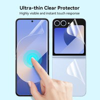 Protection d'écran hydrogel personnalisable en usine, lot de 2, avec outil d'installation, pour Samsung Galaxy Z Flip 7 6 5 4