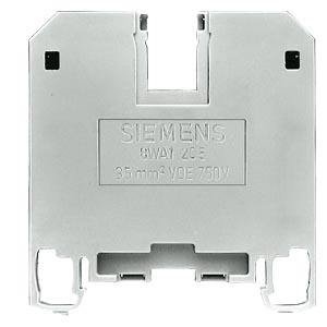 Bloc de bornes Siemens unipolaire pour rail DIN 800V, connexion par vis en plastique, industriel 8WA1205 - Product Image 2