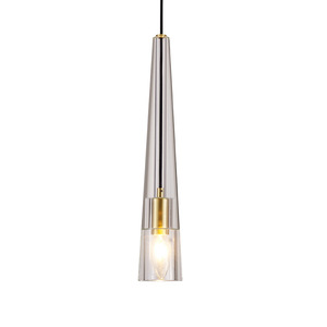 Postmoderne Or Cuivre Verre Pendentif Lumière Nordique Simple Style Plafond Suspendu Lampe Hôtel Couloir Restaurant Bar Lumière - Product Image 2