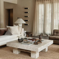 Design d'intérieur de villa de luxe moderne, personnalisation complète de la maison, canapé-lit sur mesure, table à manger, chaise et table basse