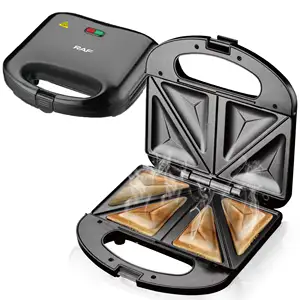 Dropshipping Breakfast Double Side Heating Compact Sandwich Press Triangle Sandwich Maker For Home Use