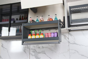 Particle Brand Wholesale Lift <b>Locker</b> Smart Storage Factory Direct Supply Custom Lift Kitchen <b>Cabinet</b> Gray TST Closet Accessories - Product Image 5