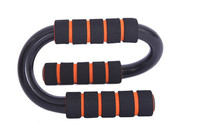 Gym Fitness Sports & Entertainment Barre push-up en acier avec poignées en mousse en forme de S