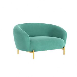 Divano moda semplice soggiorno salone di bellezza mobili per il tempo libero divano in velluto stile moderno - Product Image 2