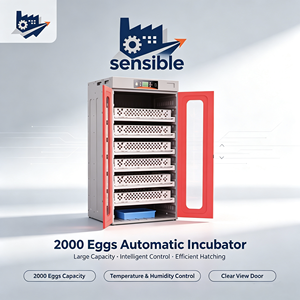 Incubateur automatique Sensible 2000 œufs grande capacité avec contrôle numérique et porte à fenêtre transparente pour l'éclosion des poussins - Product Image 1