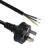 Cordon d'alimentation CA SAA UK, norme européenne, prise EU, coudé à 90 degrés, IEC 320 C13, pour appareils électroménagers, 1,8 m, longueur personnalisable, rallonge