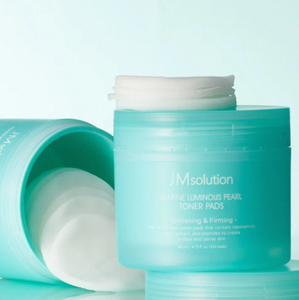 แผ่นสำลีโทนเนอร์บำรุงผิวหน้า JMSOLUTION มารีนเพิร์ล ลูมิเนิส โทนเนอร์ แพดส์ ช่วยเติมความชุ่มชื้น ฟื้นฟูผิวกระจ่างใส ด้วยสารสกัดจากไข่มุกธรรมชาติ - Product Image 5