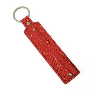 Llavero Creativo con Lentejuelas DIY, Etiqueta Personalizada para Llavero de Cuero, Colgante de Aleación, Impresión Tipográfica, Decoraciones Suaves para Teléfono Móvil - Product Image 6