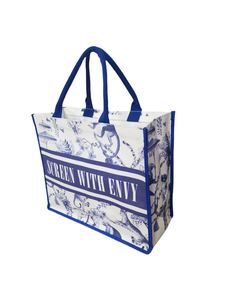 Sac fourre-tout personnalisé pour femme, grand sac de plage à bandoulière tendance avec motif couleur intégrale - Product Image 3