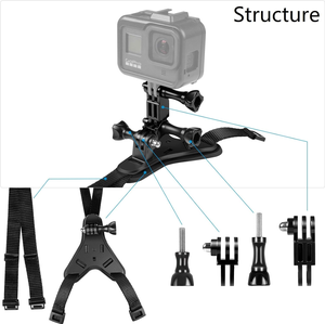 Support de menton pour <span class=keywords><strong>casque</strong></span> de <span class=keywords><strong>moto</strong></span> à fixation rapide et facile pour GoPro Hero13/12/11/ DJI Osmo/ Insta360 X5/X4/X3 - Product Image 1