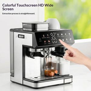 Machine <span class=keywords><strong>à</strong></span> expresso commerciale semi-automatique, extraction chaude et froide, broyeur intégré, chaudière <span class=keywords><strong>à</strong></span> échange thermique, 40 oz, pour <span class=keywords><strong>café</strong></span> - Product Image 2