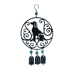 Metal Wind Chime Forest Moose Bear Mountain Iron Art Bell Home Patio Decoración al aire libre - Product Image 3