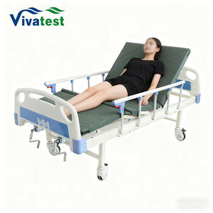 Металлическая двойная кривошипная кровать для дома и больницы, сделано в Китае, ручная двойная функция (Оптовая Быстрая доставка) - Product Image 6