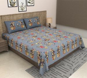 Sábanas Planas de Algodón Premium Personalizadas por Fabricante Indio con 2 Fundas de Almohada Incluidas, 300 Hilos, Ecológicas, Precio al por Mayor - Product Image 1