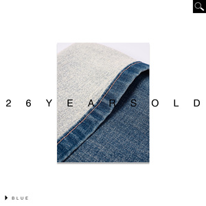 بنطلون جينز أزرق ضيق بخصر مرتفع وقصة واسعة قليلًا مع بطانة من الصوف، موديل 7315، من 26YEARSOLD - Product Image 3