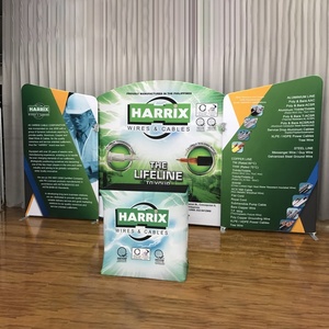 Portable Foldable Aluminum Tube Trade Show Display Stand 10 X 20 Booth Exhibition <strong>Removable</strong> Eco-Friendly Light <strong>Box</strong> - Product Image 4