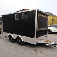 Camion de rue cuisine mobile entièrement équipée extérieur chariot de nourriture camion de crème glacée kiosque à café concession remorque de nourriture