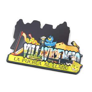 Aimant de réfrigérateur personnalisé avec logo, en feuille d'argent, souvenirs pas chers d'usine, Palestine Vienne - Product Image 6