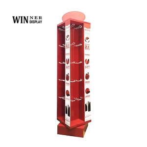 Tùy chỉnh hiện đại sang trọng acrylic xoay di động hiển thị may đứng Spinner cho thân thiện với môi tháp hình dạng Countertop sử dụng - Product Image 4