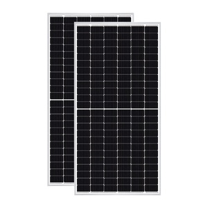 Panneaux solaires bifaciaux N-Type TOPCon noirs 630W 635W 640W 650W 710W 715W 720W, efficacité 24%, garantie 30 ans - Product Image 1