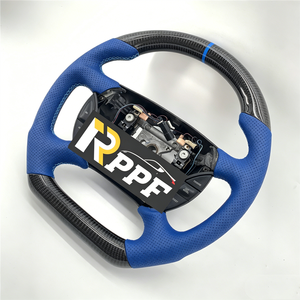 Volante de Fibra de Carbono Real de Ajuste Preciso para Ford <span class=keywords><strong>Mustang</strong></span> 1999 2000 2001 2002 <span class=keywords><strong>2003</strong></span> 2004 - Product Image 3