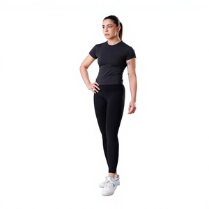 T-shirt en coton de qualité à col rond et manches courtes, style décontracté minimaliste, plusieurs couleurs, tailles S-5XL, fournisseur de marques privées - Product Image 1