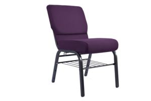 체육관 학교 호텔 및 병원 대기실을위한 식당 철 재료 도매 쌓을 수있는 덮개를 씌운 금속 교회 의자 - Product Image 6